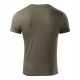 146 Slim Fit V-Neck tričko pánské ARMY
